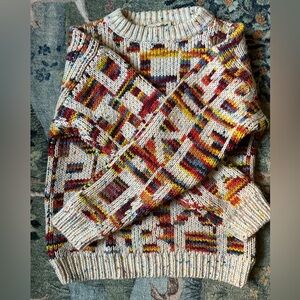 Alphabet Sweater–Space Dye x Confetti